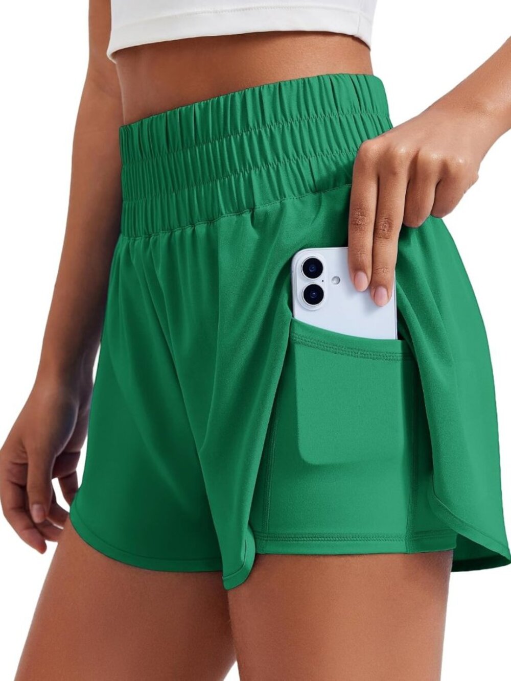 High-Split 2-in-1 Running Shorts for Women | Athletic 3" Liner | Activewear